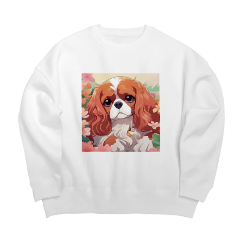 春だねローラ Big Crew Neck Sweatshirt