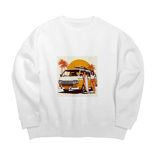 80s CityPop No.21 Big Crew Neck Sweatshirt