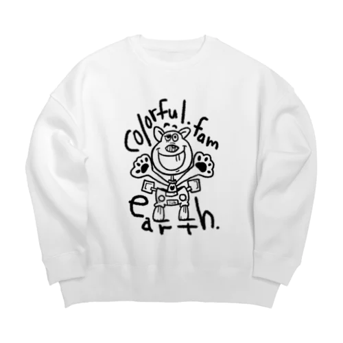 ワン‼︎だふる。 Big Crew Neck Sweatshirt