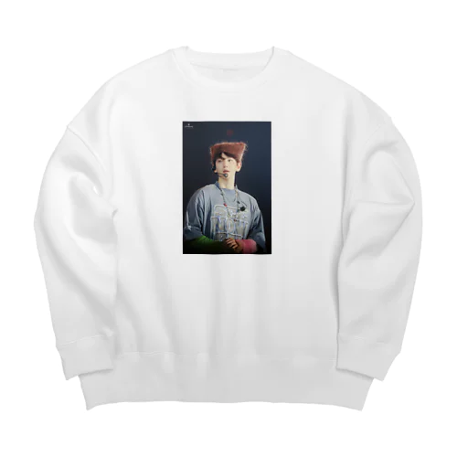 baekhyunグッズ Big Crew Neck Sweatshirt