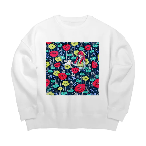 ないしょばなし Big Crew Neck Sweatshirt