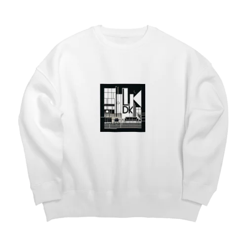 1LDK Big Crew Neck Sweatshirt