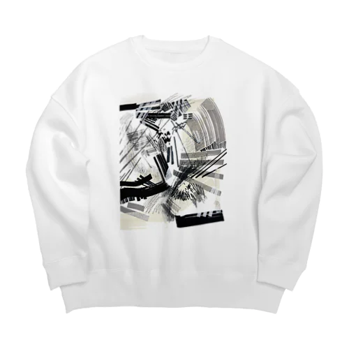 graffiti Big Crew Neck Sweatshirt