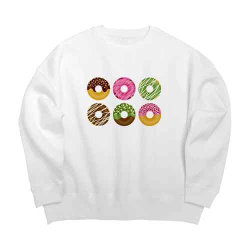 six donuts Big Crew Neck Sweatshirt