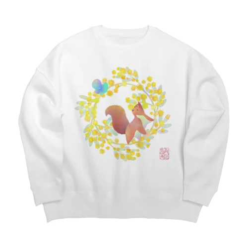 ミモザリース Big Crew Neck Sweatshirt