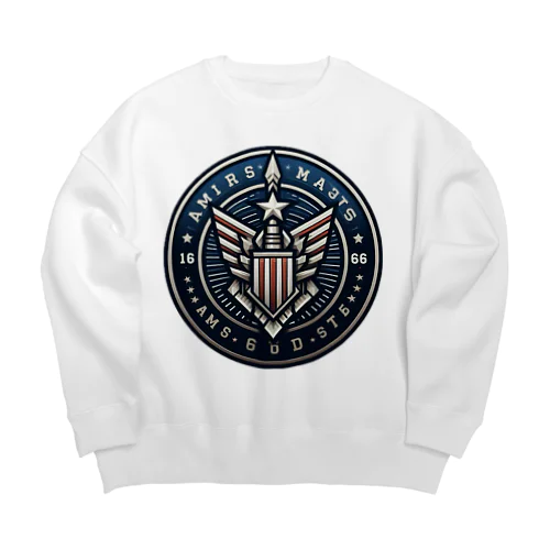 空を翔ける未来へ Big Crew Neck Sweatshirt