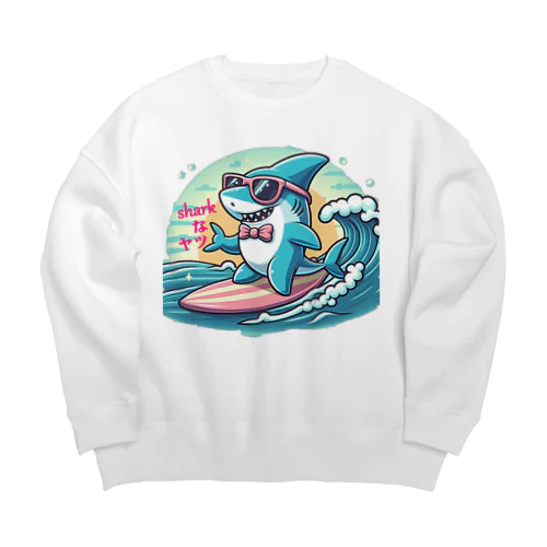 Sharkなヤツ Big Crew Neck Sweatshirt