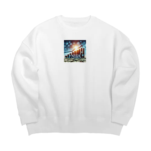 株価の上昇で賢く資産形成💰✨ Big Crew Neck Sweatshirt