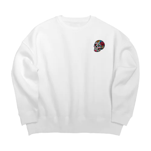 カラベラ・スカル Big Crew Neck Sweatshirt