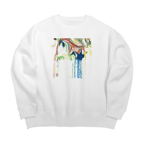 いちとくん（５歳）デザイン2 Big Crew Neck Sweatshirt