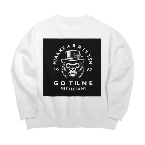 ジェントルなゴリラ Big Crew Neck Sweatshirt