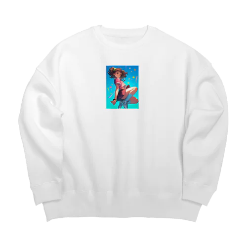 星屑のメロディ Marsa 106 Big Crew Neck Sweatshirt