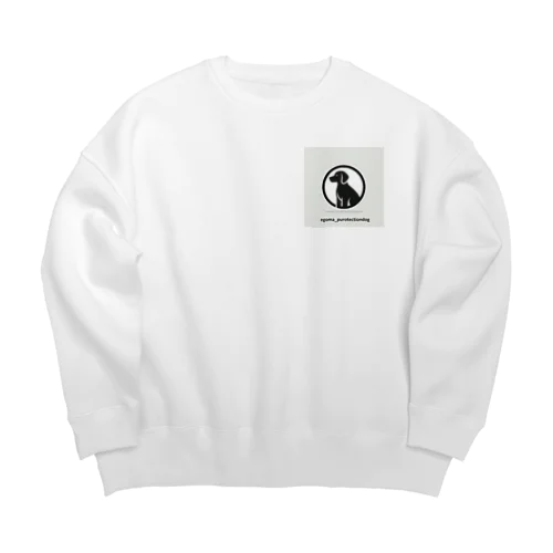 egoma_protectiondog Big Crew Neck Sweatshirt