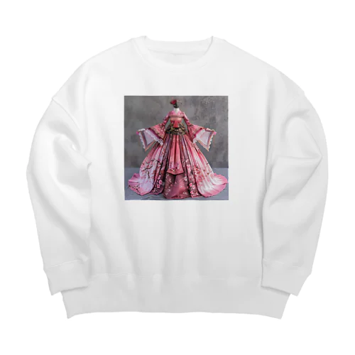 貴族の洋服　なでしこ1478 Big Crew Neck Sweatshirt