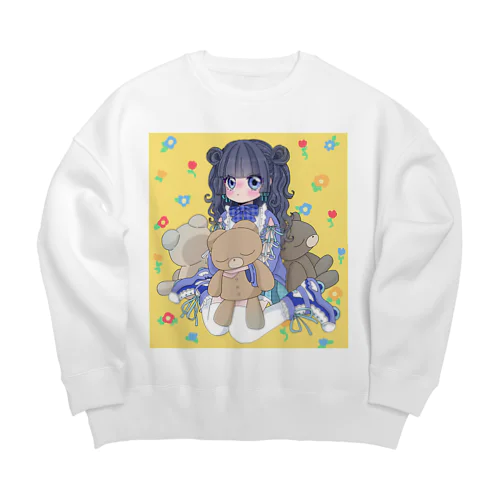 くまちゃん Big Crew Neck Sweatshirt