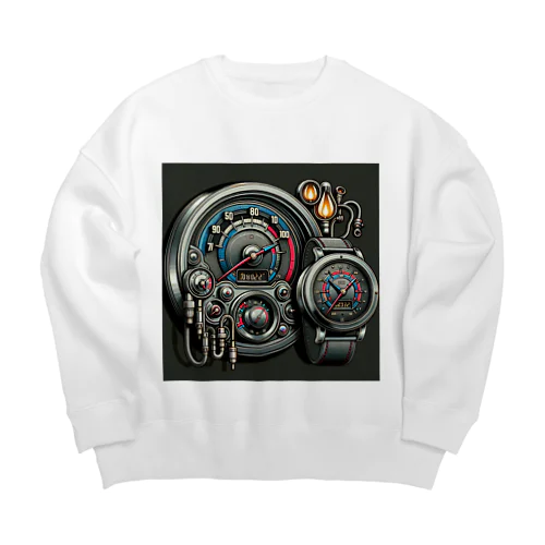 時間のダッシュボード Big Crew Neck Sweatshirt