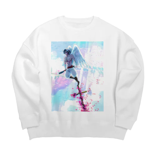 天使のカバネルくん　Cabanel of Angels Big Crew Neck Sweatshirt