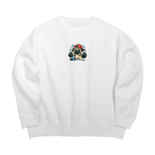 筋トレ パグ Big Crew Neck Sweatshirt