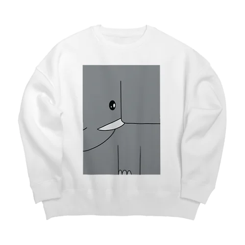 ぞうさん Big Crew Neck Sweatshirt