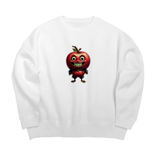 りんご妖怪　スティーブン・ツガール（背景なしver.服） Big Crew Neck Sweatshirt