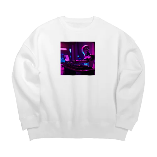 DJロボット2 Big Crew Neck Sweatshirt