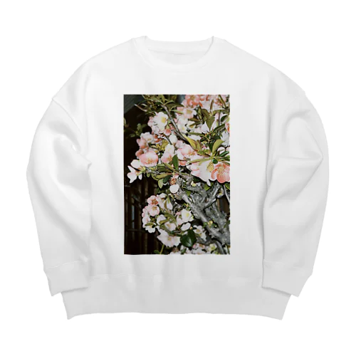 お花のTシャツ Big Crew Neck Sweatshirt