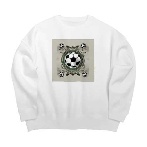 オリジナルサッカーロゴ Big Crew Neck Sweatshirt