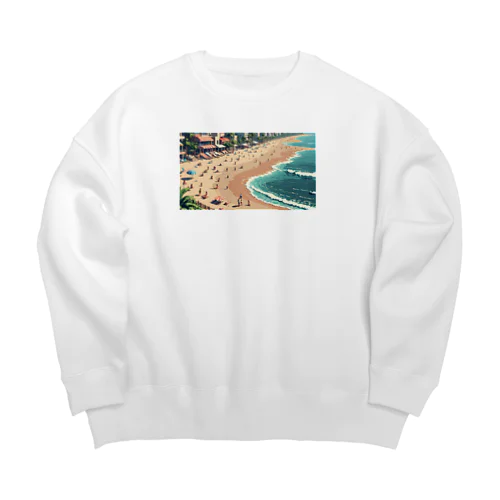 波の調べ Big Crew Neck Sweatshirt