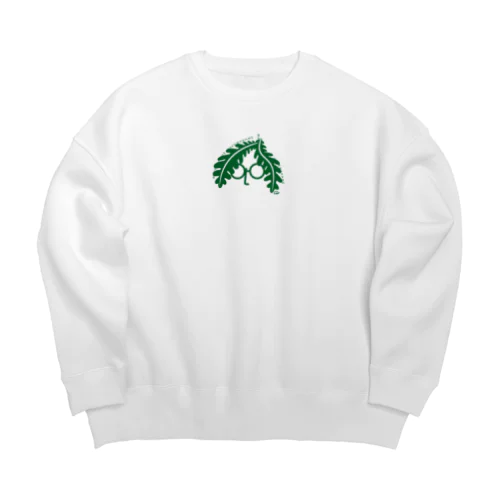 わけわかめ　WAKEWAKAME M Big Crew Neck Sweatshirt