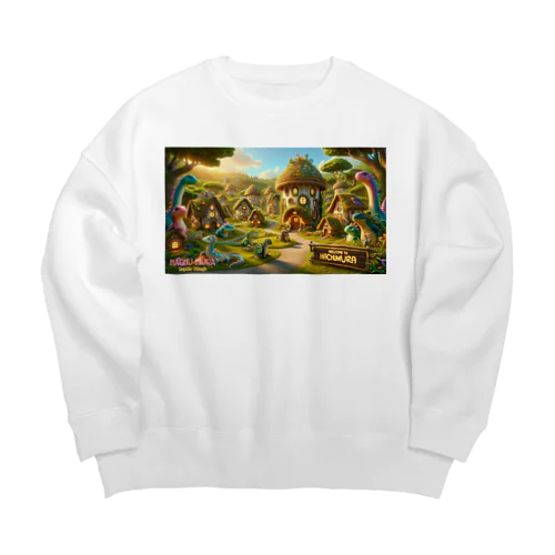 ようこそ、はちゅ村へ！ Big Crew Neck Sweatshirt