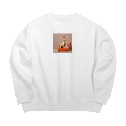 黄金のうさぎ Big Crew Neck Sweatshirt