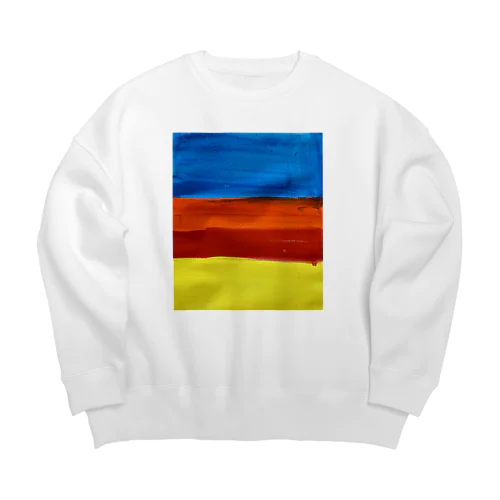 ヨンショクカラー Big Crew Neck Sweatshirt