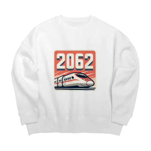 【2062】アート Big Crew Neck Sweatshirt