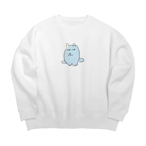 じろにゃん Big Crew Neck Sweatshirt