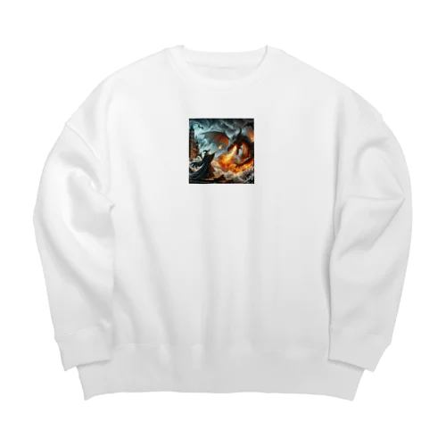 ファンタジー Big Crew Neck Sweatshirt