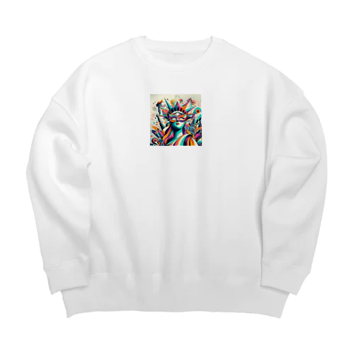 自由な女神 Big Crew Neck Sweatshirt