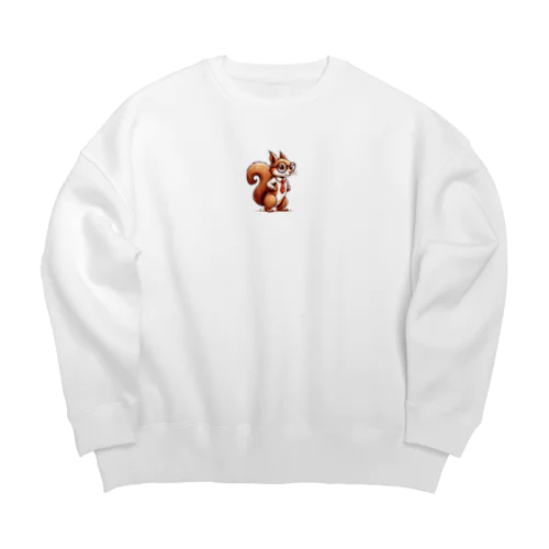 メガネ・リス Big Crew Neck Sweatshirt