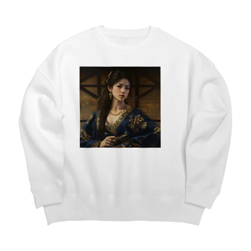 東洋の美人　なでしこ1478 Big Crew Neck Sweatshirt