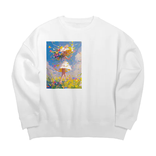 花のささやき　ラフルール　1859 Big Crew Neck Sweatshirt