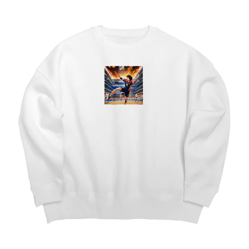 バレーボール Big Crew Neck Sweatshirt