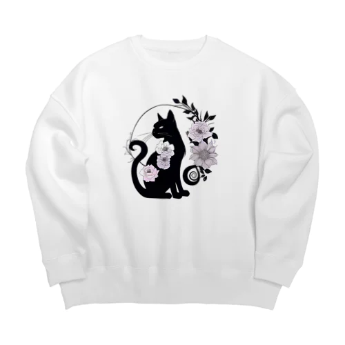 微かに残された色彩 Big Crew Neck Sweatshirt