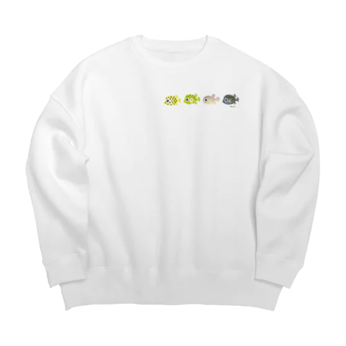 幼魚だから小さいよ2 Big Crew Neck Sweatshirt