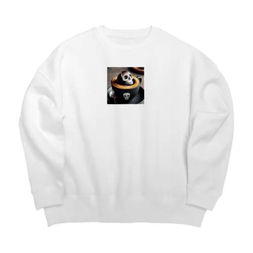 コーヒーフロート Big Crew Neck Sweatshirt