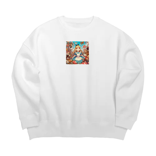 不思議の国の少女🌟希望 Big Crew Neck Sweatshirt