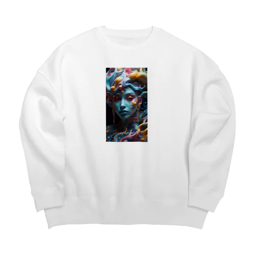 Llucky Number１　幸運を呼ぶあなたのラッキーナンバー商品アイテムを手に入れよう！ Big Crew Neck Sweatshirt