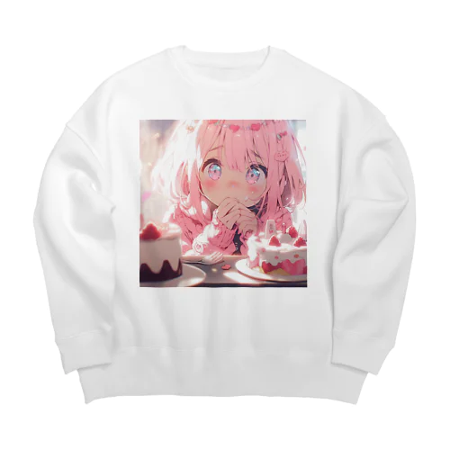 甘美な幸福 Big Crew Neck Sweatshirt