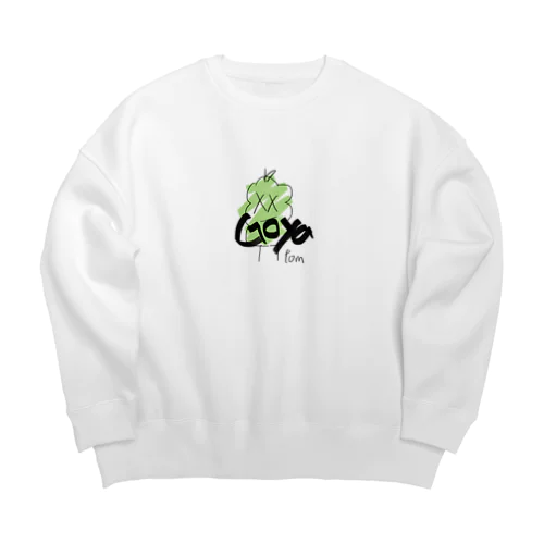 ゴーヤーくん Big Crew Neck Sweatshirt