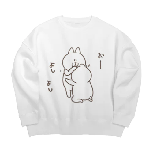 なぐさめ Big Crew Neck Sweatshirt