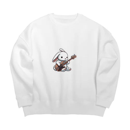 虚無虚無うさたん Big Crew Neck Sweatshirt