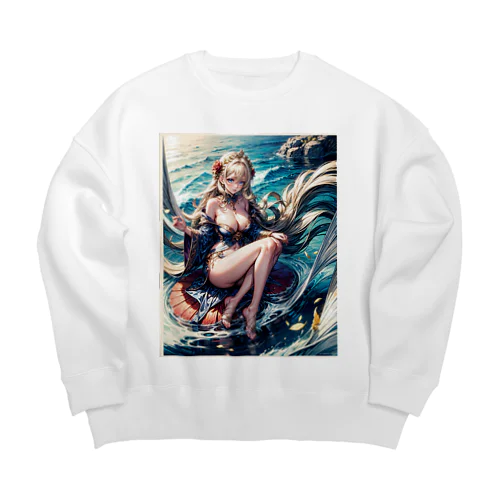 美と愛の女神アフロディーテ B〜Aphrodite B goddess of beauty and love〜 Big Crew Neck Sweatshirt